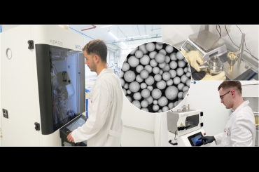 Atomization and characterization of metallic powder cell